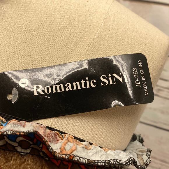 Romantic Sini Halter Beach Summer Stretch Beach Pull-Over Sun Dress Medium 151 - Picture 4 of 7